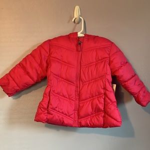 🆕 healthtex pink solid bubble jacket 24 months